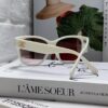 6931f8133a89a121ed54964c Chanel Pearl Sunglasses for Women, New Double C Polarized Celebrity Cat-eye Sun Glasses, Fashionable Popular Style