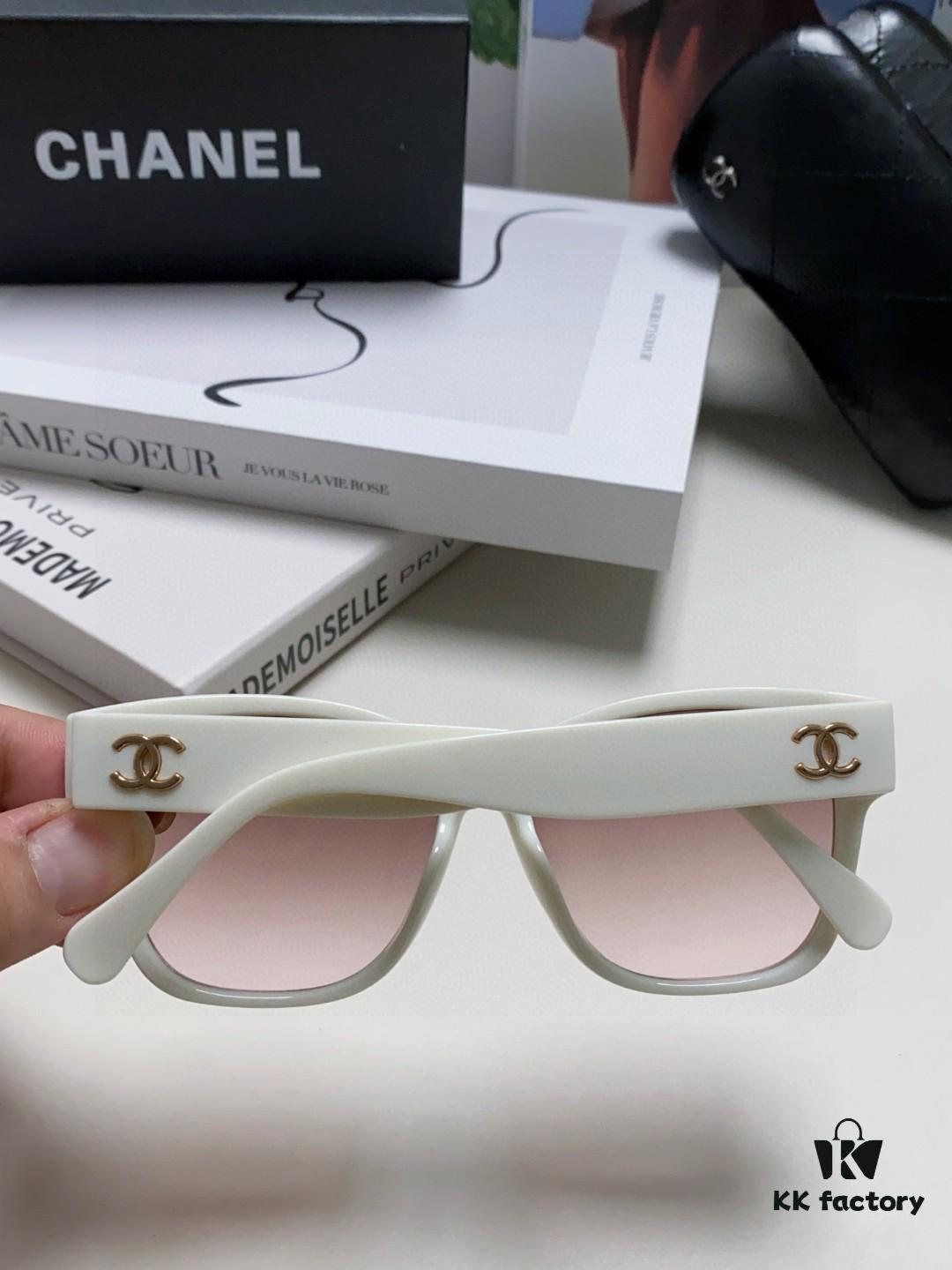 6931f8133a89a121ed54964e Chanel Pearl Sunglasses for Women, New Double C Polarized Celebrity Cat-eye Sun Glasses, Fashionable Popular Style
