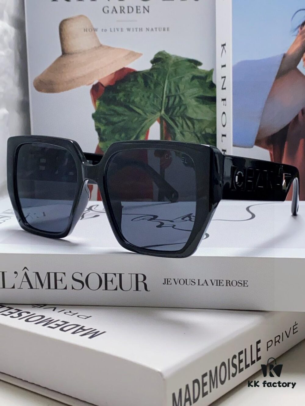 6931f8143a89a121ed549654 Chanel 2025 New Arrival Letter-Frame Sunglasses for Women, Korean Style Trendy Versatile Sun Glasses, Minimalist Fashion Eyewear for Street Photography