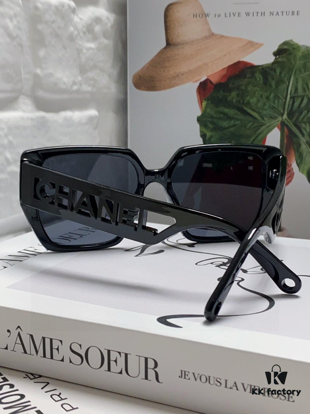 6931f8143a89a121ed549656 Chanel 2025 New Arrival Letter-Frame Sunglasses for Women, Korean Style Trendy Versatile Sun Glasses, Minimalist Fashion Eyewear for Street Photography
