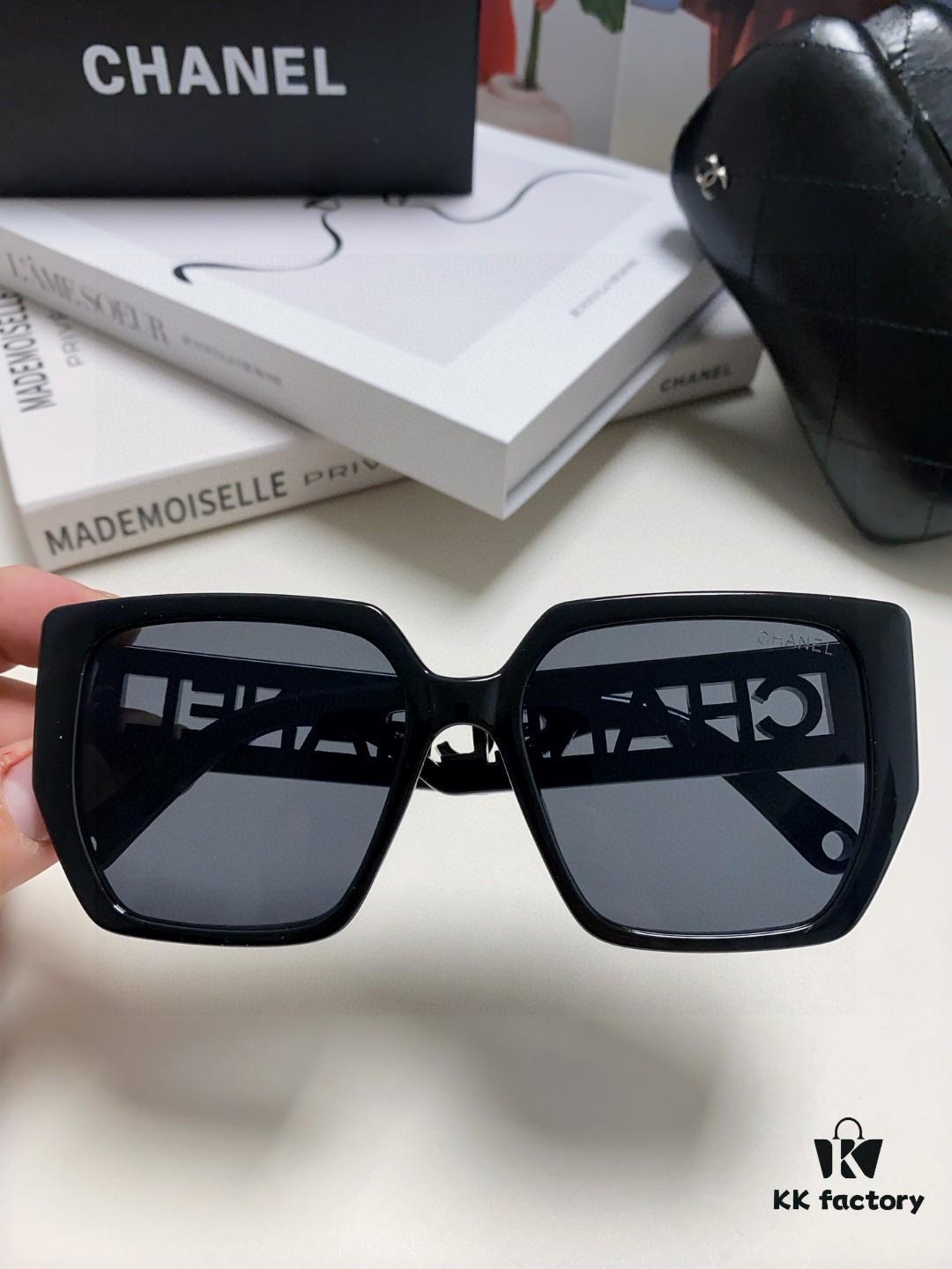 6931f8143a89a121ed549657 Chanel 2025 New Arrival Letter-Frame Sunglasses for Women, Korean Style Trendy Versatile Sun Glasses, Minimalist Fashion Eyewear for Street Photography