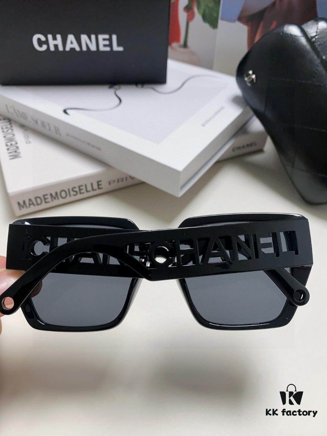 6931f8143a89a121ed549658 Chanel 2025 New Arrival Letter-Frame Sunglasses for Women, Korean Style Trendy Versatile Sun Glasses, Minimalist Fashion Eyewear for Street Photography