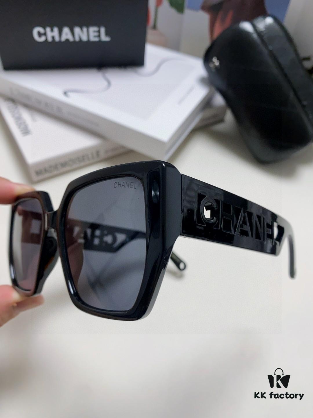 6931f8143a89a121ed549659 Chanel 2025 New Arrival Letter-Frame Sunglasses for Women, Korean Style Trendy Versatile Sun Glasses, Minimalist Fashion Eyewear for Street Photography