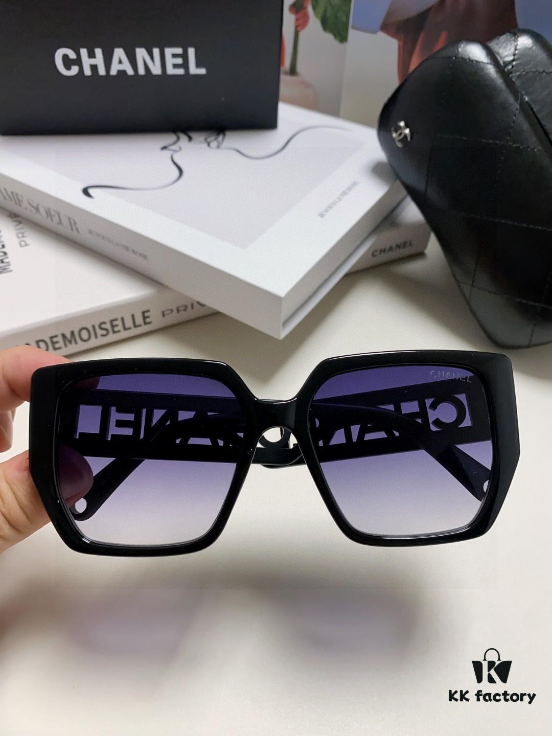 6931f8143a89a121ed549661 Chanel 2025 New Arrival Letter-Frame Sunglasses for Women, Korean Style Trendy Versatile Sun Glasses, Minimalist Fashion Eyewear for Street Photography