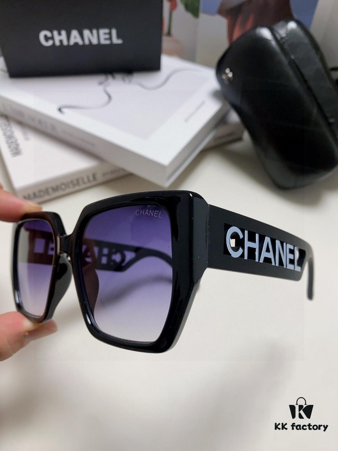 6931f8153a89a121ed549663 Chanel 2025 New Arrival Letter-Frame Sunglasses for Women, Korean Style Trendy Versatile Sun Glasses, Minimalist Fashion Eyewear for Street Photography