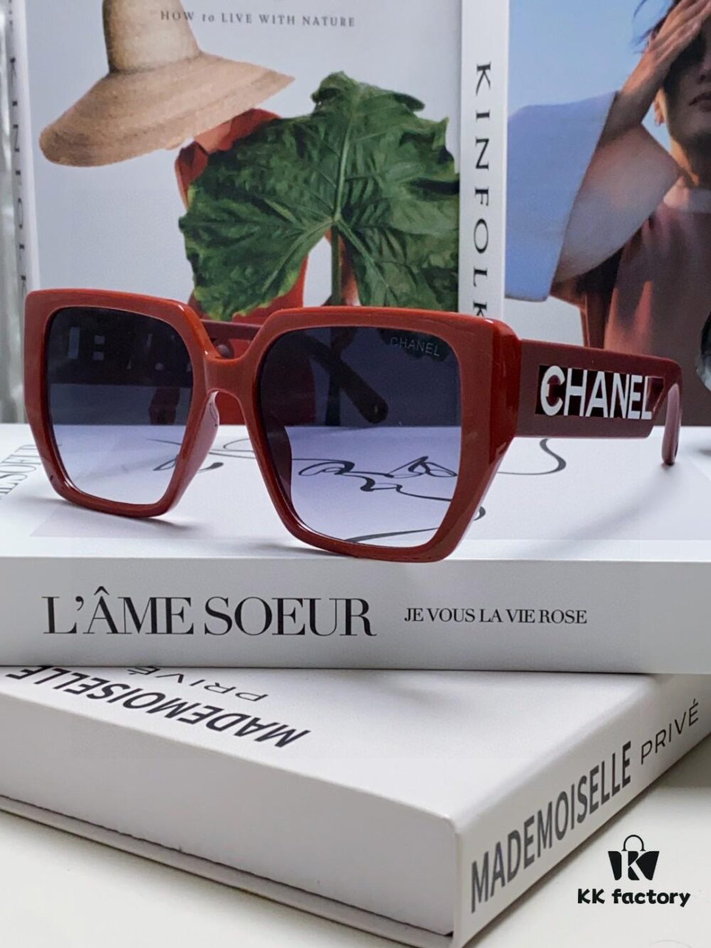 6931f8153a89a121ed549668 Chanel 2025 New Arrival Letter-Frame Sunglasses for Women, Korean Style Trendy Versatile Shades, Minimalist Fashion Glasses for Street Photography