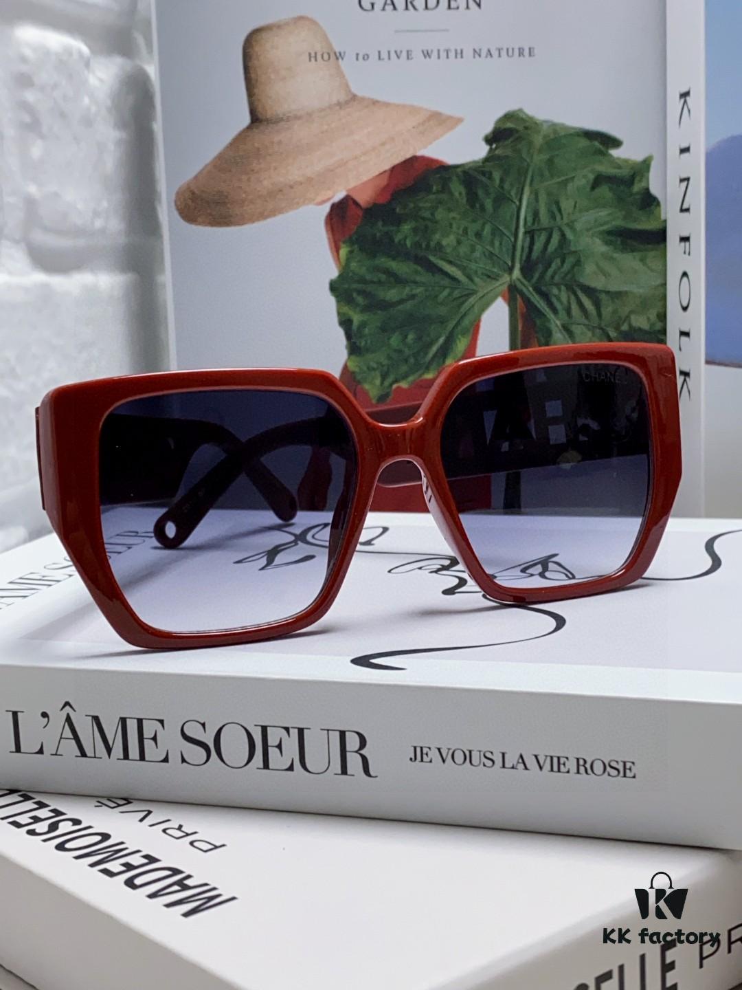 6931f8153a89a121ed549669 Chanel 2025 New Arrival Letter-Frame Sunglasses for Women, Korean Style Trendy Versatile Shades, Minimalist Fashion Glasses for Street Photography