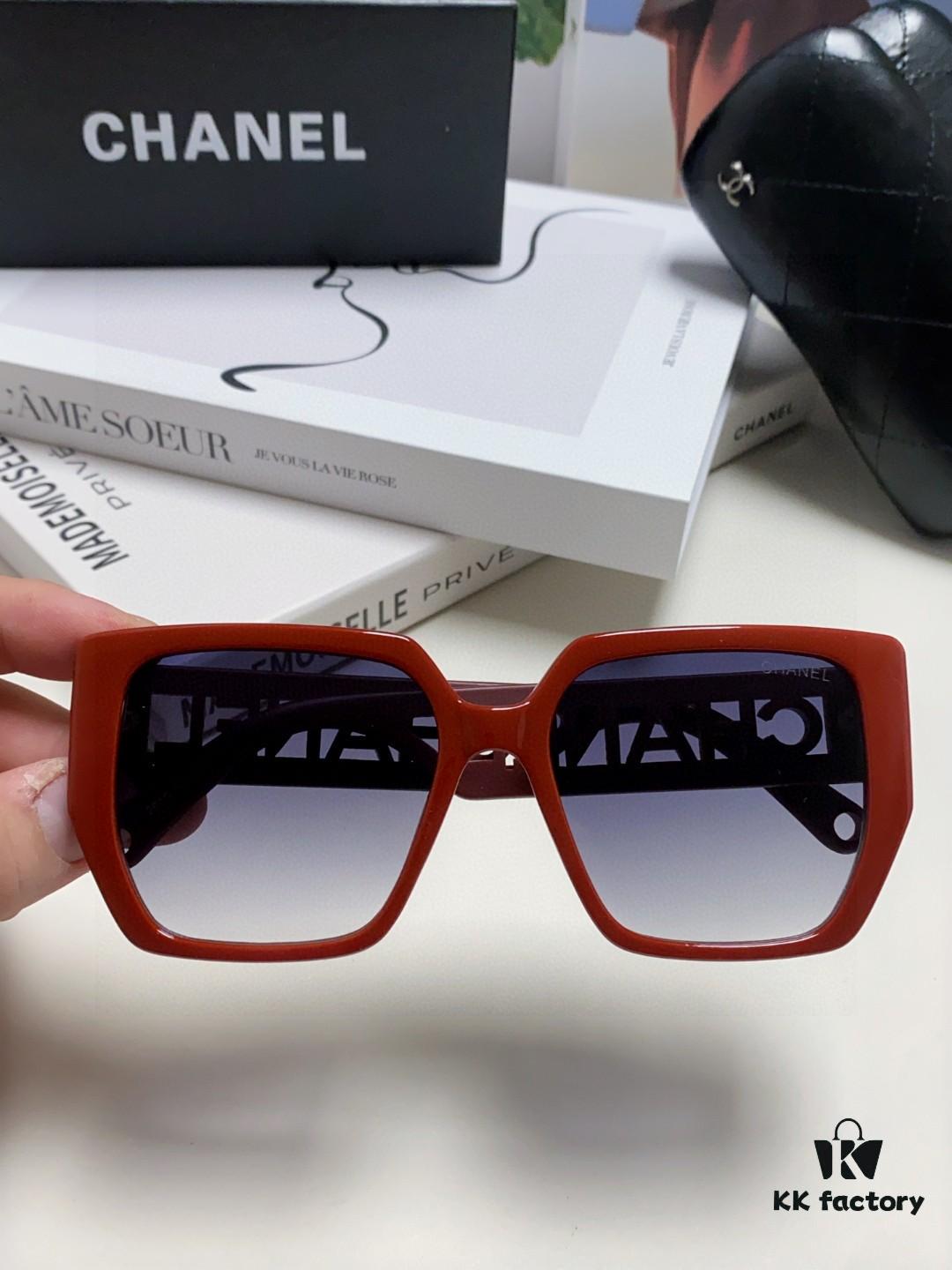6931f8153a89a121ed54966b Chanel 2025 New Arrival Letter-Frame Sunglasses for Women, Korean Style Trendy Versatile Shades, Minimalist Fashion Glasses for Street Photography