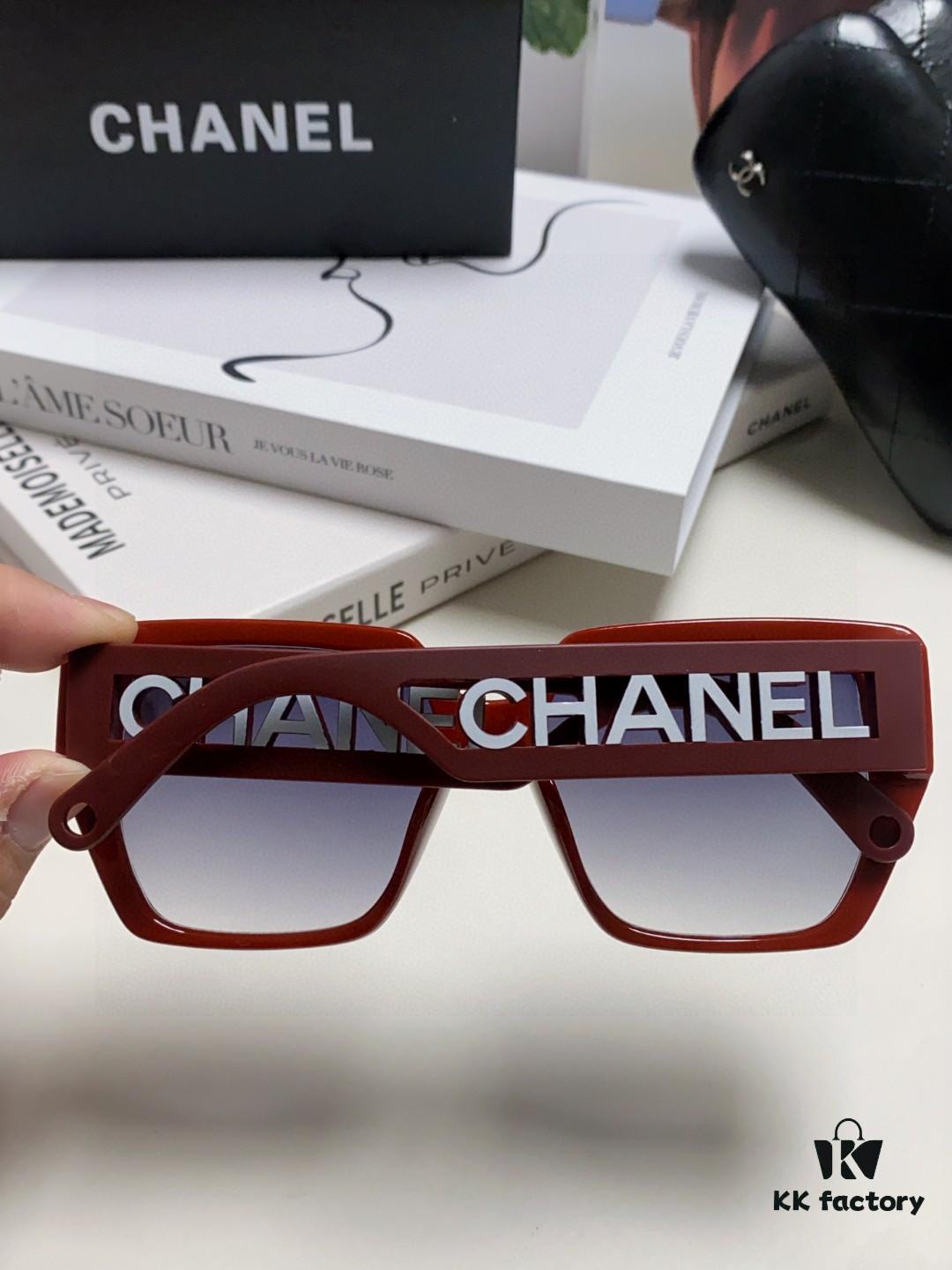 6931f8153a89a121ed54966c Chanel 2025 New Arrival Letter-Frame Sunglasses for Women, Korean Style Trendy Versatile Shades, Minimalist Fashion Glasses for Street Photography