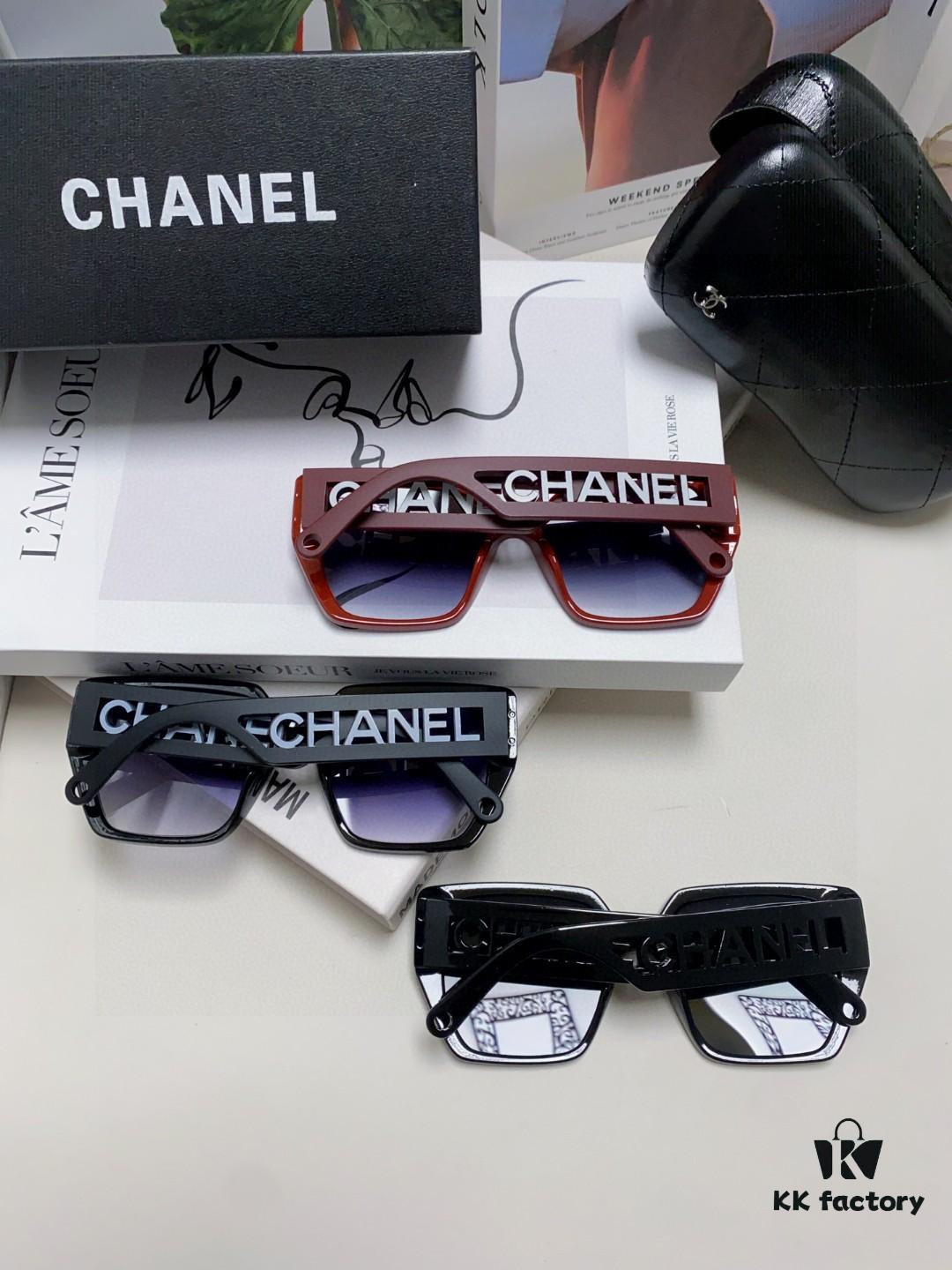 6931f8153a89a121ed549670 Chanel 2025 New Arrival Letter-Frame Sunglasses for Women, Korean Style Trendy Versatile Shades, Minimalist Fashion Glasses for Street Photography