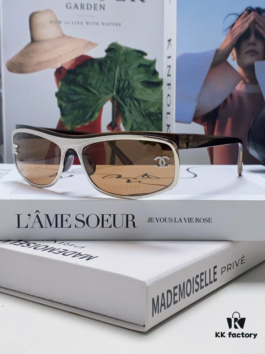 6931f8163a89a121ed549674 Chanel 2025 New Arrival Retro Silver Curved Frame Classic Chic Sunglasses for Women and Men, Outdoor Sports and Photography Fashion Eyewear