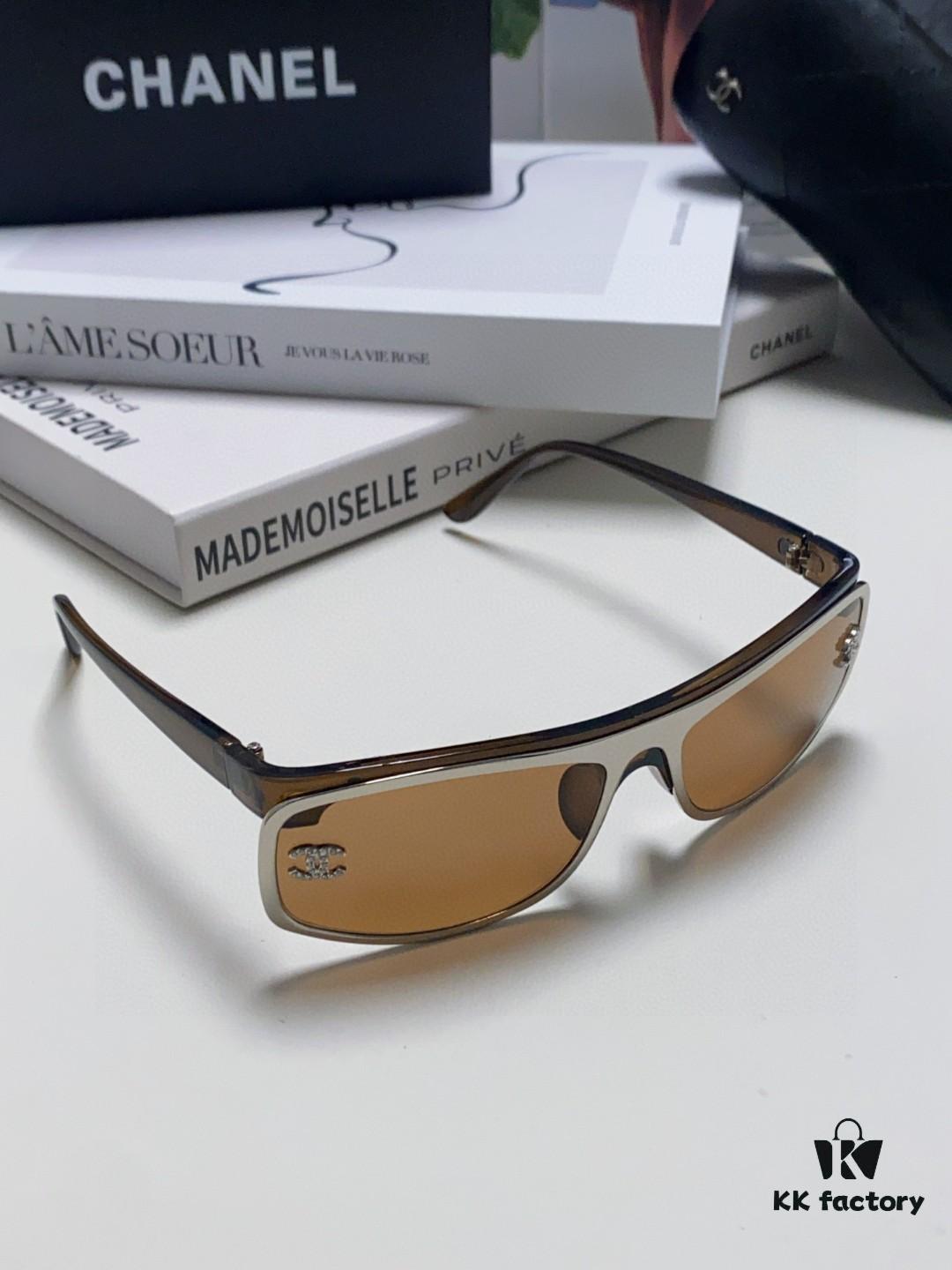 6931f8163a89a121ed54967c Chanel 2025 New Arrival Retro Silver Curved Frame Classic Chic Sunglasses for Women and Men, Outdoor Sports and Photography Fashion Eyewear