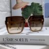 Chanel 2025 New Arrival Fashion Sunglasses, Stylish Oversized Gradient Lens Sunglasses with UV Protection, Slimming Design, Elegant 'Little Chanel' Style with Umbrella Pendant