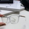 6931f81a3a89a121ed5496b7 Chanel 2025 New Arrival Black Frame Glasses, Same Style as Zhao Lusi, Women's Minimalist Chic Optical Frames with Chain Detail, Blue Light Blocking, Prescription Ready, Oversized for a Flattering Look