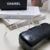 6931f81a3a89a121ed5496b9 Chanel 2025 New Arrival Black Frame Glasses, Same Style as Zhao Lusi, Women's Minimalist Chic Optical Frames with Chain Detail, Blue Light Blocking, Prescription Ready, Oversized for a Flattering Look