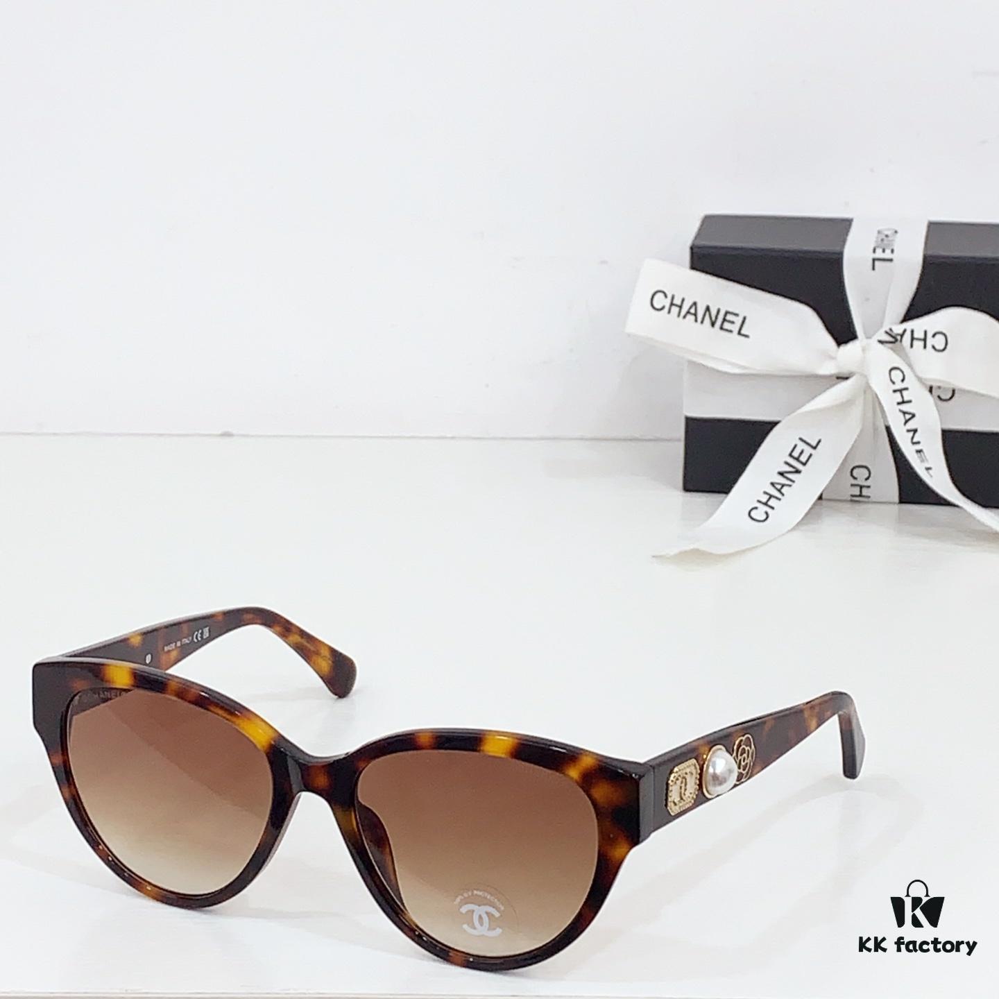 6931f81e3a89a121ed5496ea CHANEL Heart-Shaped Sunglasses Style CH5477, Size 56-18-140