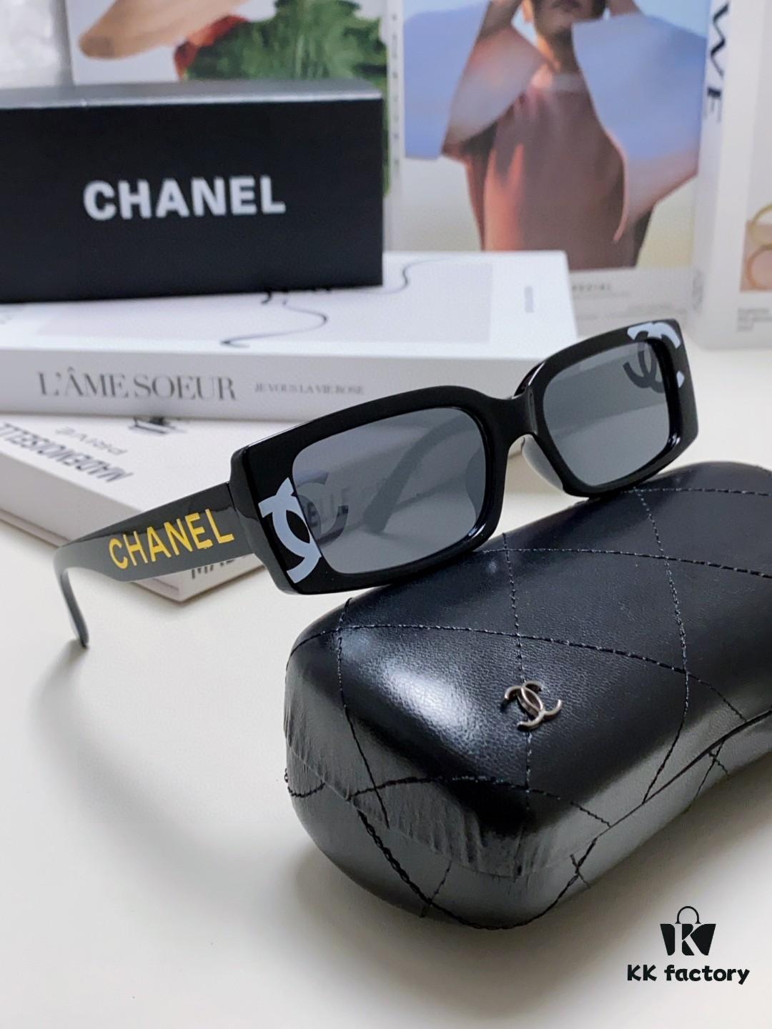 Chanel 2025 Summer New Arrival Recommended on Xiaohongshu, Large Double C Logo Sunglasses