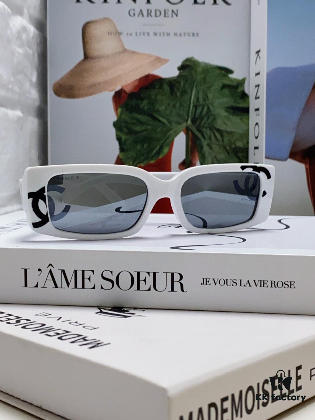 6931f8273a89a121ed549760 Chanel 2025 Summer New Arrival Popular on Xiaohongshu Double C Logo Sunglasses