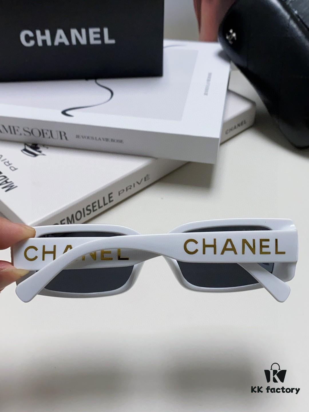 6931f8273a89a121ed549763 Chanel 2025 Summer New Arrival Popular on Xiaohongshu Double C Logo Sunglasses