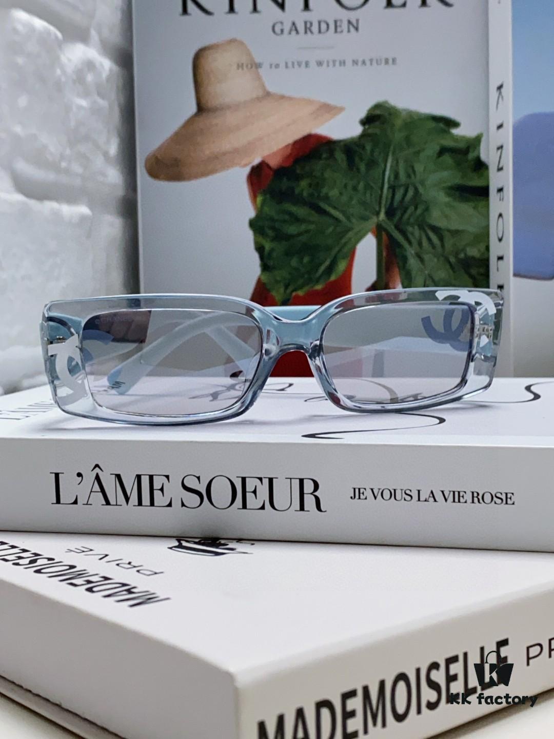 6931f8293a89a121ed54977e Chanel 2025 Summer New Arrival Popular on Xiaohongshu CC Large Logo Sunglasses