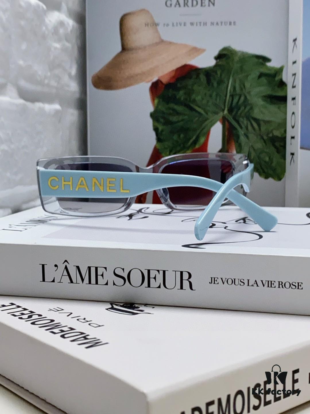 6931f8293a89a121ed54977f Chanel 2025 Summer New Arrival Popular on Xiaohongshu CC Large Logo Sunglasses