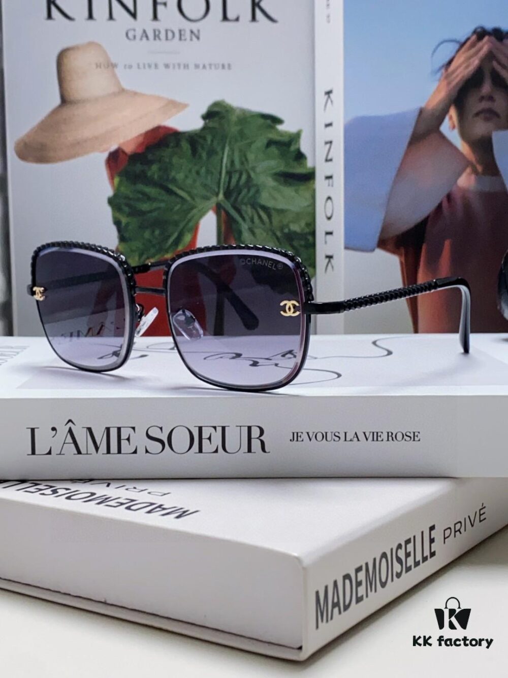 6931f82d3a89a121ed5497bd Chanel 2025 New Arrival Classic Style Women's Sunglasses with Chain Detail, Vintage Brown UV-Protective Designer Sun Glasses