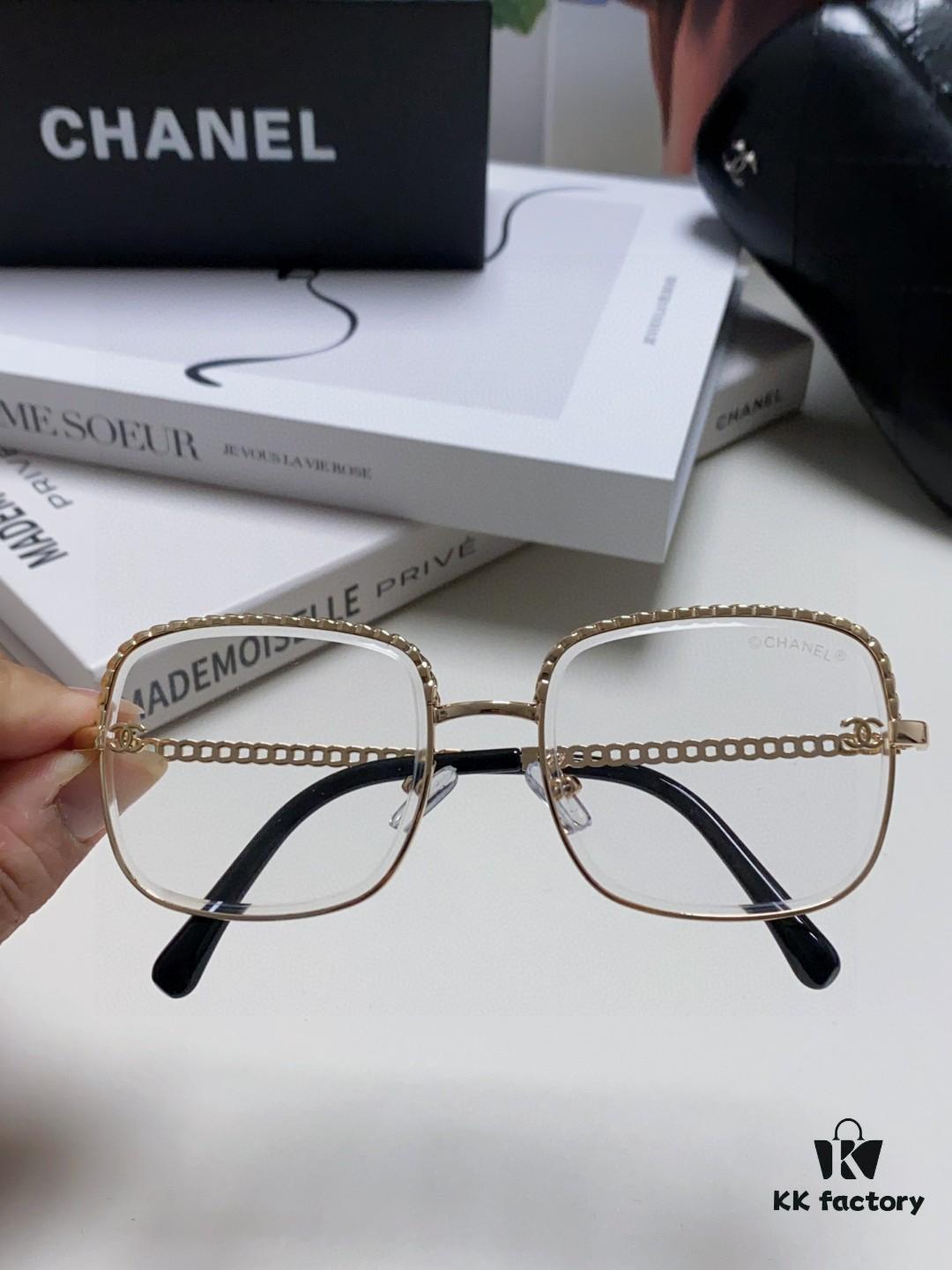 6931f82e3a89a121ed5497ca Chanel 2025 New Arrival Women's Sunglasses in Classic Tweed Style, Premium Brown UV-Protective Designer Shades with Chain Detail