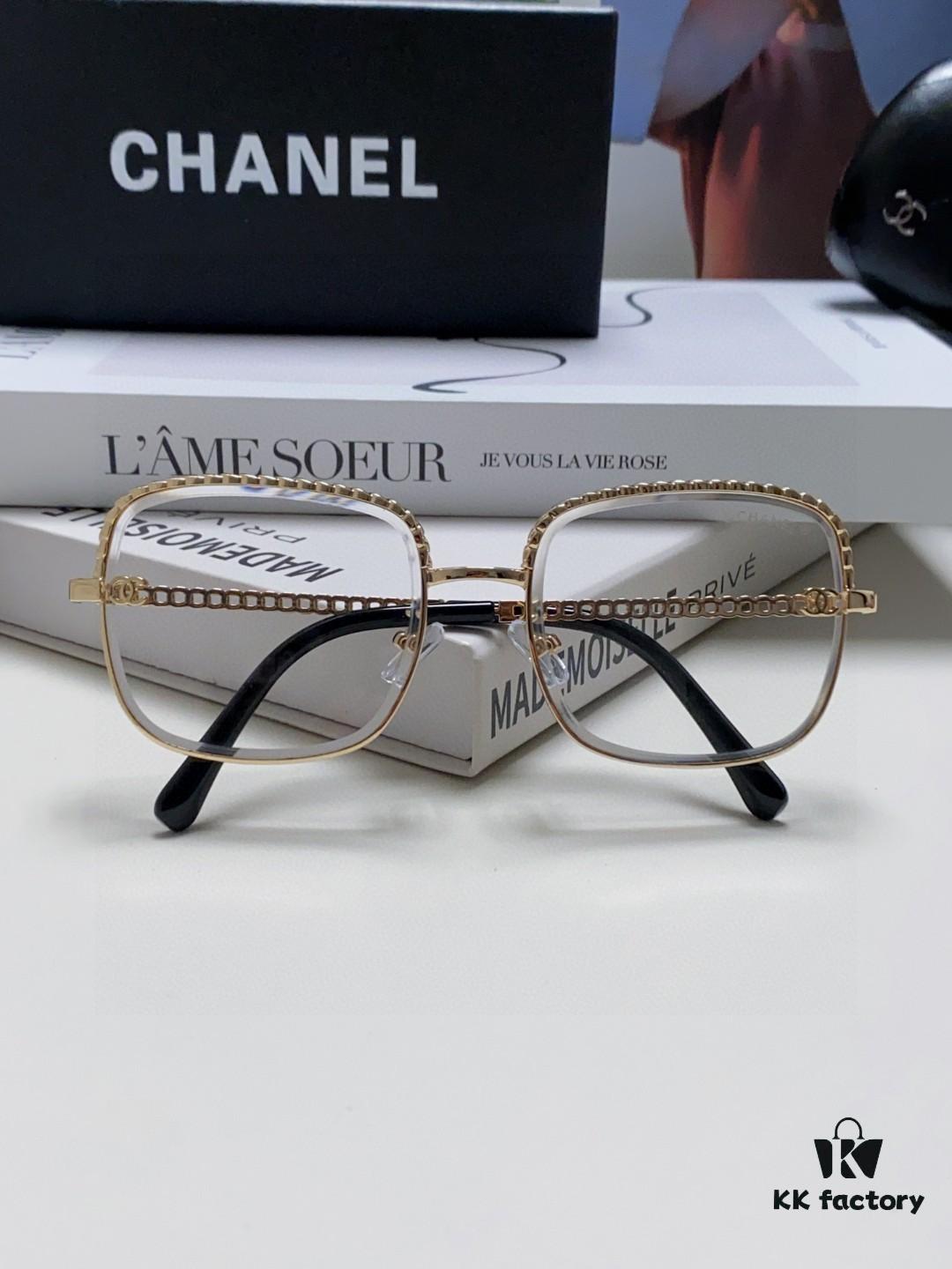 6931f82e3a89a121ed5497cd Chanel 2025 New Arrival Women's Sunglasses in Classic Tweed Style, Premium Brown UV-Protective Designer Shades with Chain Detail