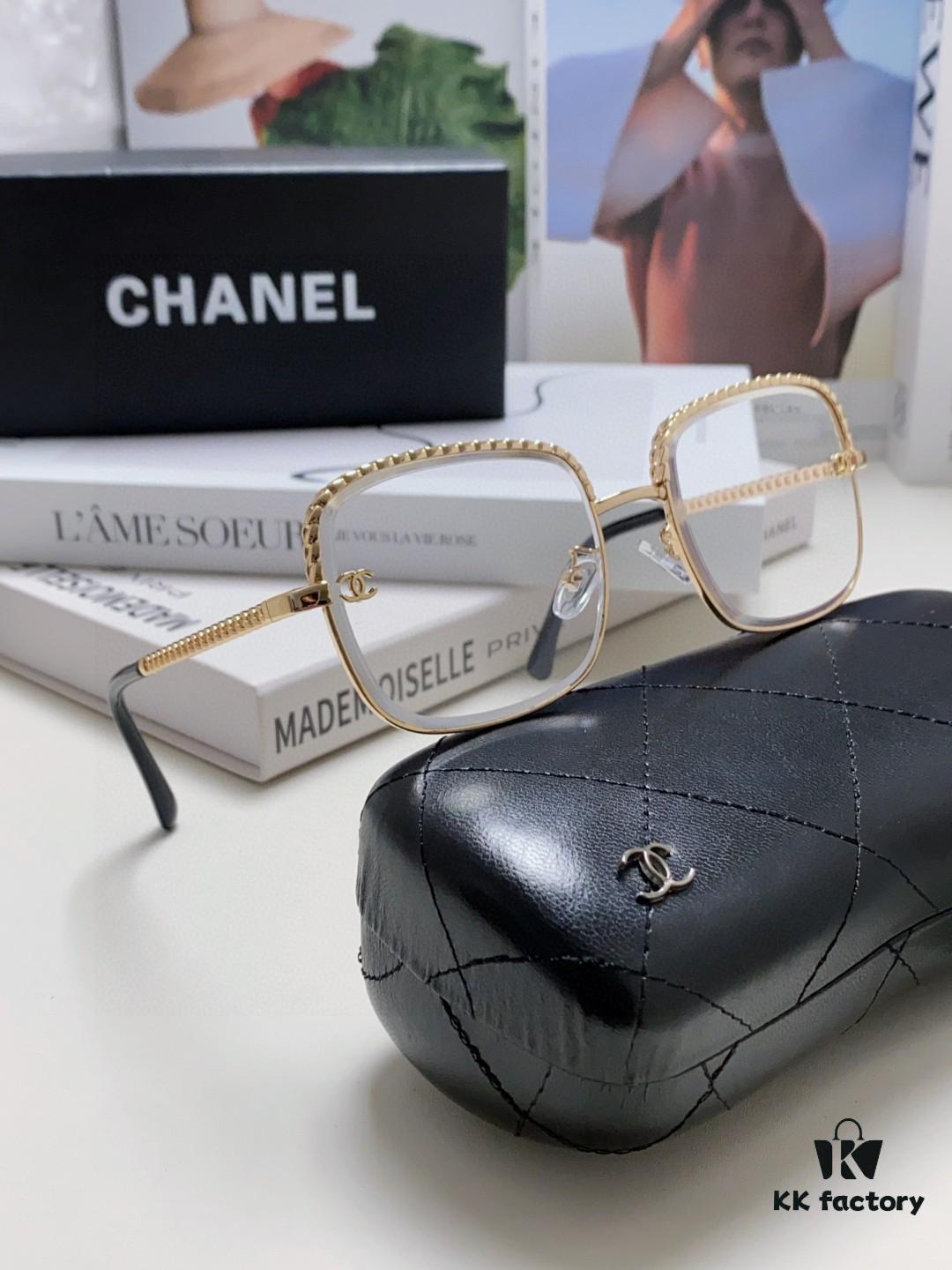 6931f82e3a89a121ed5497ce Chanel 2025 New Arrival Women's Sunglasses in Classic Tweed Style, Premium Brown UV-Protective Designer Shades with Chain Detail
