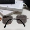 6931f82f3a89a121ed5497d5 Chanel 2025 New Arrival Women's Sunglasses, Classic Tweed Style Brown UV-Protective Designer Shades with Chain Detail