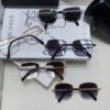 6931f82f3a89a121ed5497d9 Chanel 2025 New Arrival Women's Sunglasses, Classic Tweed Style Brown UV-Protective Designer Shades with Chain Detail