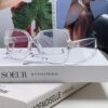 6931f8303a89a121ed5497e5 Chanel Small Logo Eyeglass Frame, Panda Color, Suitable for Prescription Lenses, Stylish and Face-Framing Design