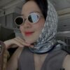 Chanel 2025 New Arrival Women's Oval Sunglasses, French Vintage Style, Flattering for Round Faces, Slim Frame with Sparkling Metal Trim, Elegant European Design