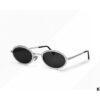 6931f8333a89a121ed549812 Chanel 2025 New Arrival Women's Oval Sunglasses, French Retro Stylish Design, Slimming Narrow Frame with Sparkling Metal Trim for Round Faces, Elegant European-American Style