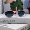 6931f8333a89a121ed549814 Chanel 2025 New Arrival Women's Oval Sunglasses, French Retro Stylish Design, Slimming Narrow Frame with Sparkling Metal Trim for Round Faces, Elegant European-American Style
