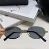 6931f8333a89a121ed549817 Chanel 2025 New Arrival Women's Oval Sunglasses, French Retro Stylish Design, Slimming Narrow Frame with Sparkling Metal Trim for Round Faces, Elegant European-American Style