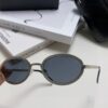6931f8333a89a121ed549818 Chanel 2025 New Arrival Women's Oval Sunglasses, French Retro Stylish Design, Slimming Narrow Frame with Sparkling Metal Trim for Round Faces, Elegant European-American Style