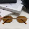 6931f8343a89a121ed549823 Chanel 2025 New Arrival Women's Oval Sunglasses, French Vintage Style, Flattering for Round Faces, Slim Metallic Frame, Elegant and Trendy