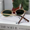 6931f8353a89a121ed54982d Chanel 2025 New Arrival Women's Oval Vintage French Style Sunglasses for Round Face, Slimming Narrow Frame with Sparkling Metal Trim, High-End Unisex Design