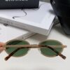 6931f8353a89a121ed54982f Chanel 2025 New Arrival Women's Oval Vintage French Style Sunglasses for Round Face, Slimming Narrow Frame with Sparkling Metal Trim, High-End Unisex Design