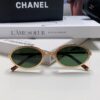 6931f8353a89a121ed549831 Chanel 2025 New Arrival Women's Oval Vintage French Style Sunglasses for Round Face, Slimming Narrow Frame with Sparkling Metal Trim, High-End Unisex Design
