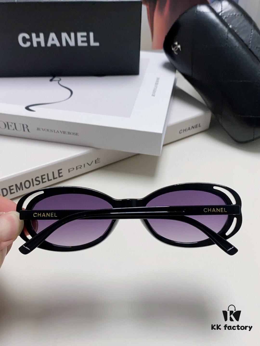 6931f8373a89a121ed549845 CHANEL Chanel Eyeglasses Sunglasses Cat-Eye Frame Inspired by Wang Yibo, 5 Colors Available