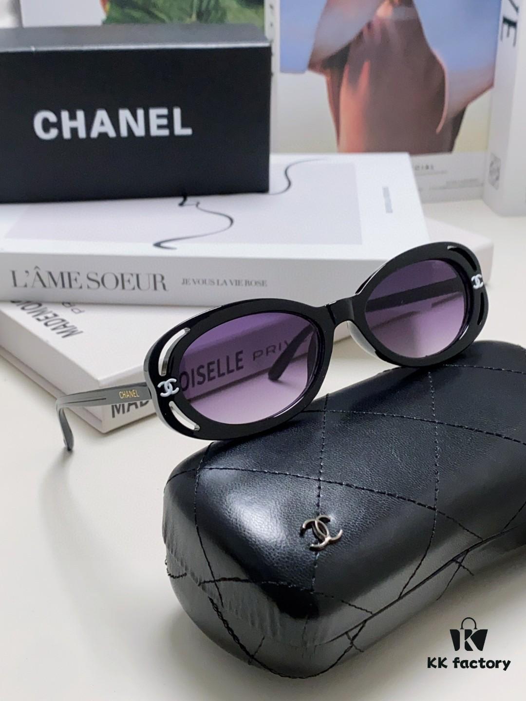 6931f8373a89a121ed549848 CHANEL Chanel Eyeglasses Sunglasses Cat-Eye Frame Inspired by Wang Yibo, 5 Colors Available