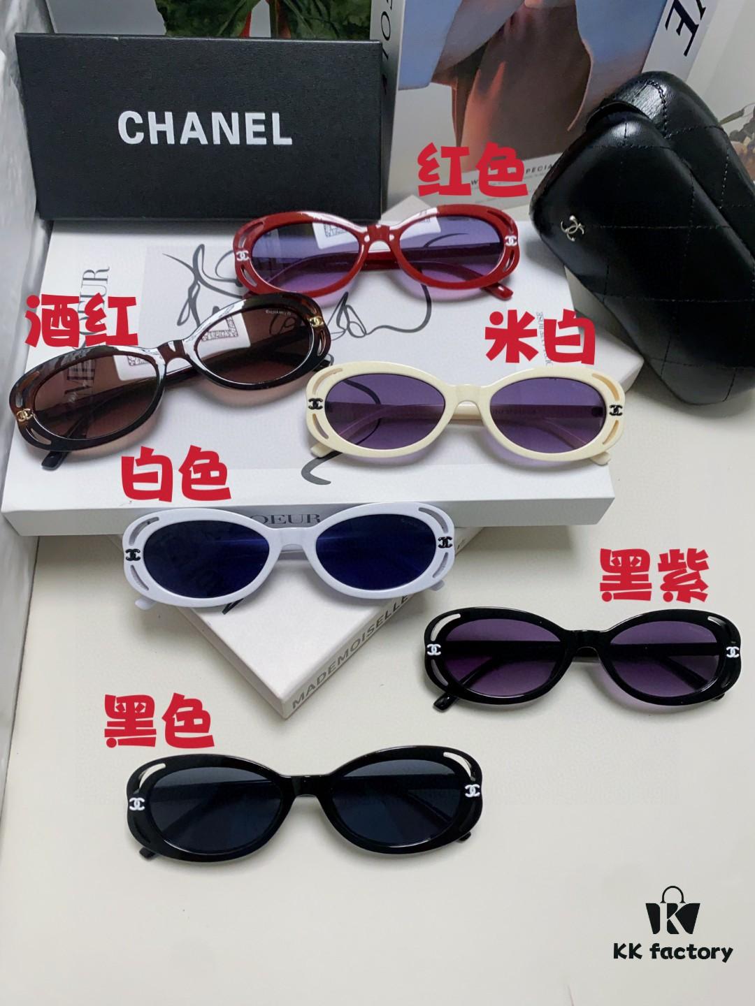 6931f8373a89a121ed54984a CHANEL Chanel Eyeglasses Sunglasses Cat-Eye Frame Inspired by Wang Yibo, 5 Colors Available