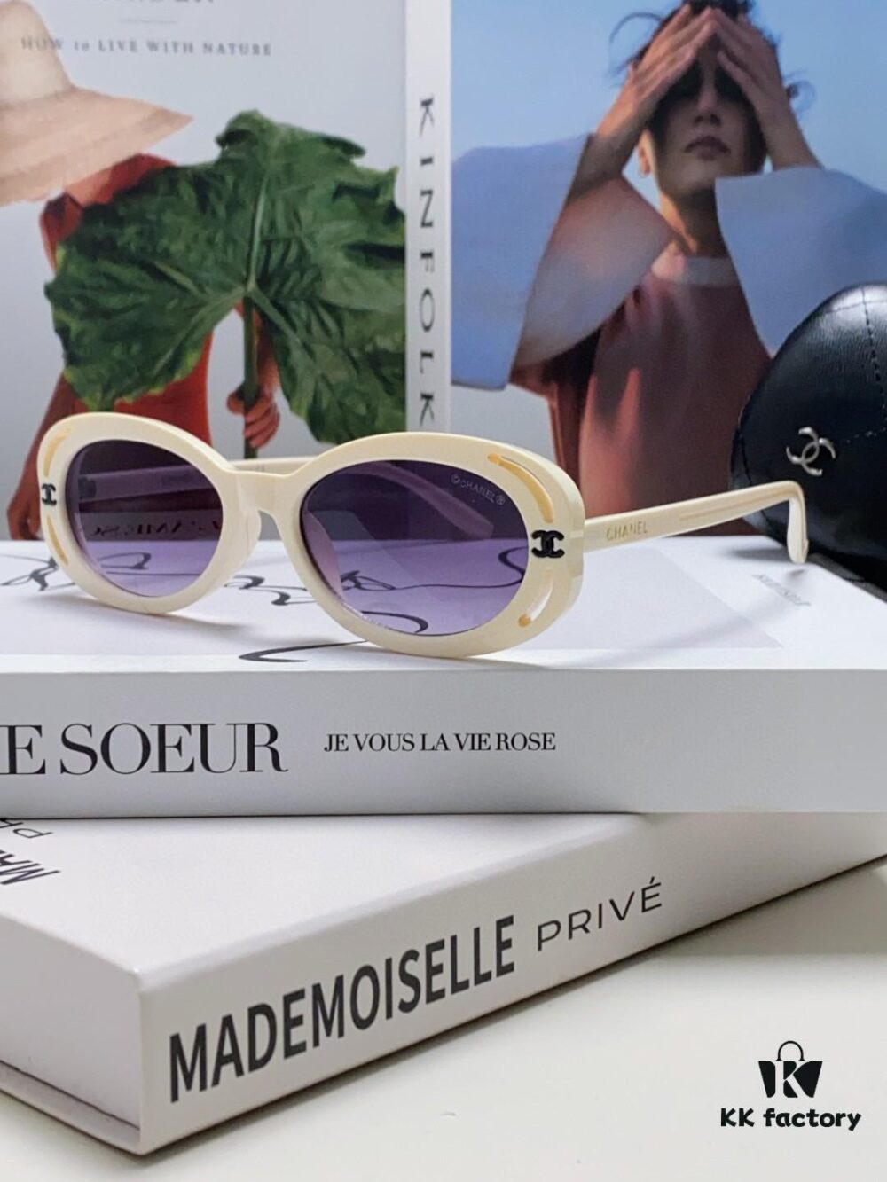 6931f8383a89a121ed549856 CHANEL Chanel Unisex Cat-Eye Sunglasses Worn by Wang Yibo