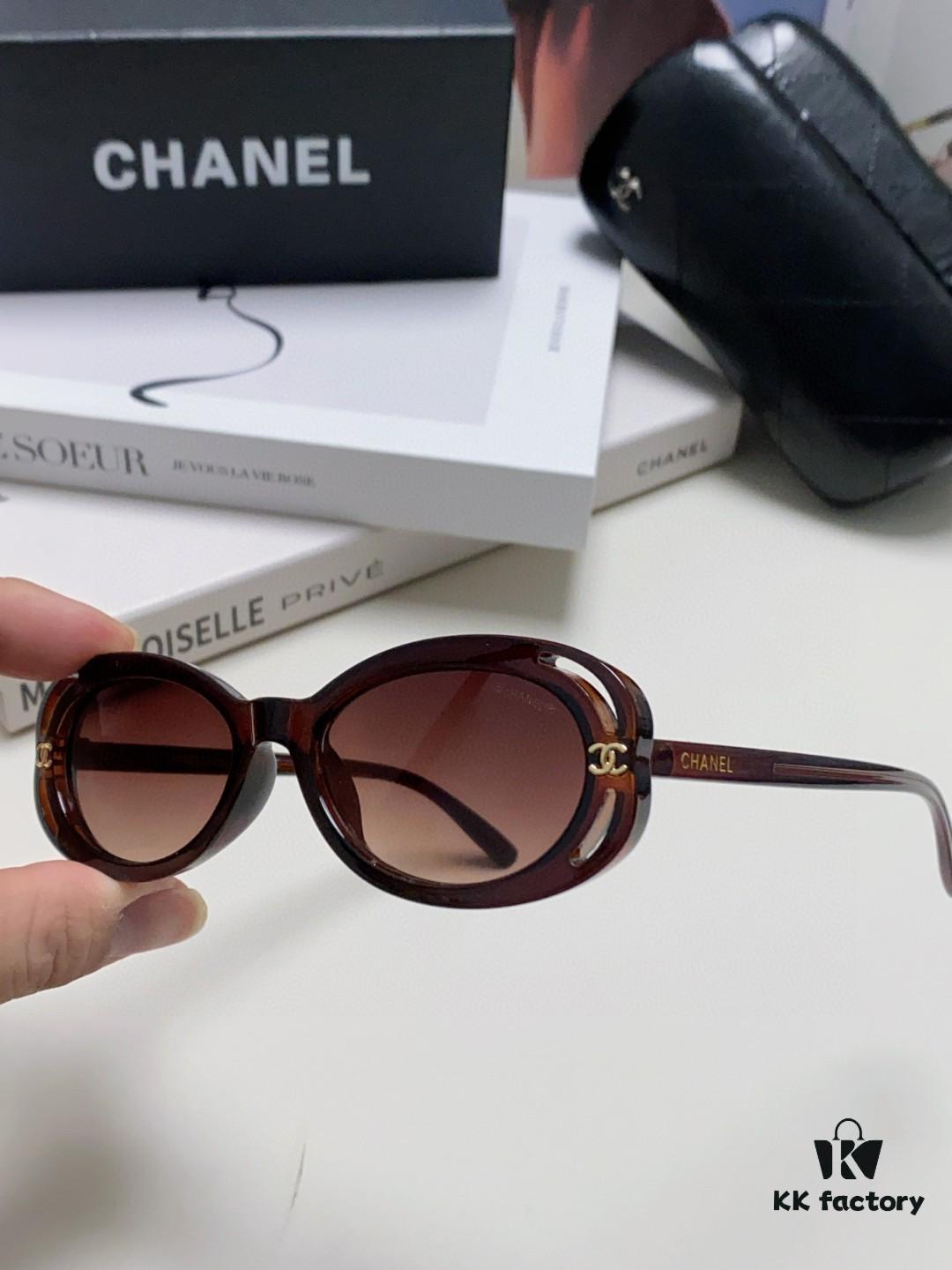 6931f8393a89a121ed549865 CHANEL Chanel Eyeglass Frame Inspired by Wang Yibo, Cat-Eye Style, Five Colors Available for Sunglasses