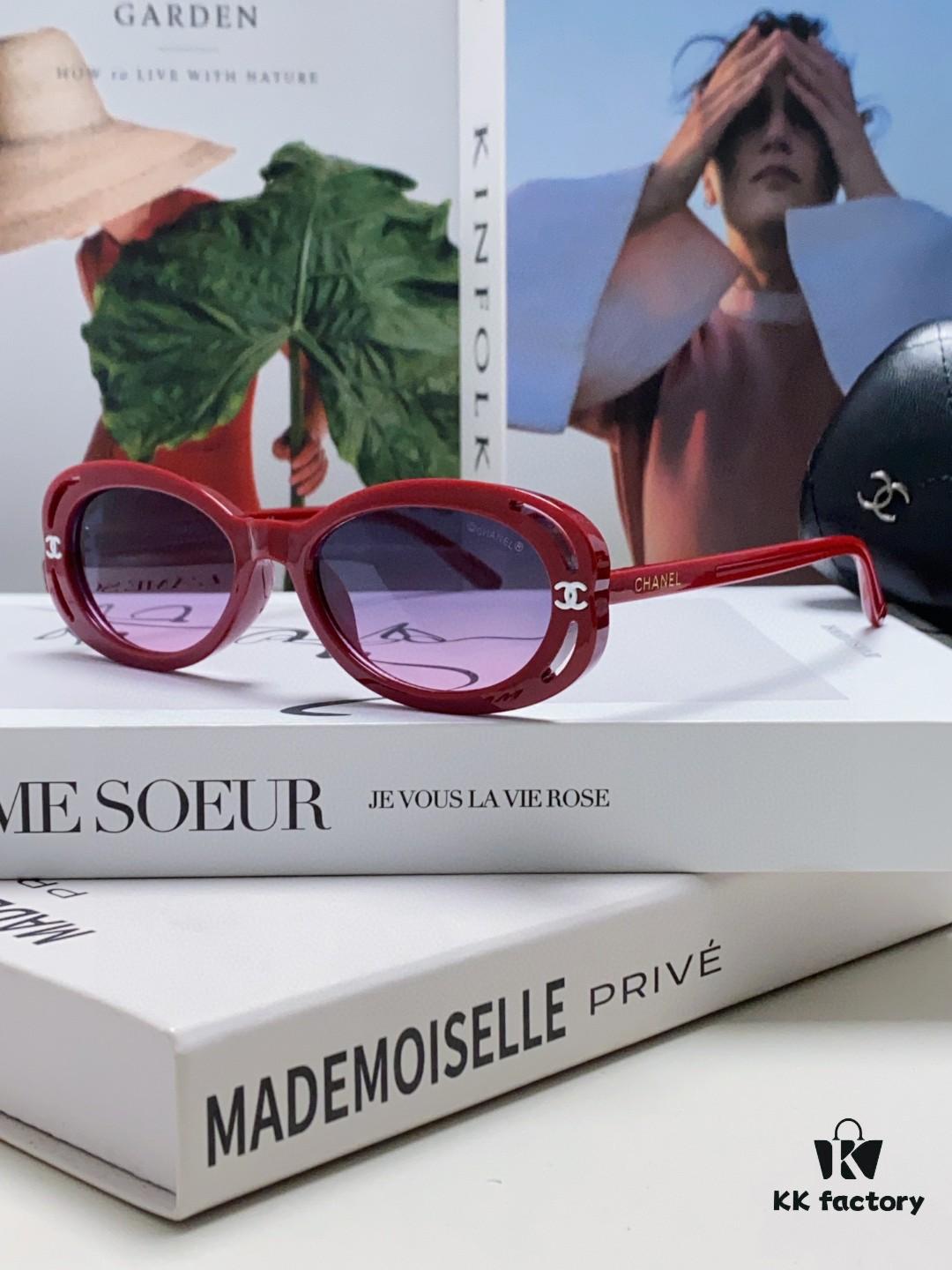 6931f8393a89a121ed54986a CHANEL Chanel Unisex Cat-Eye Frame Sunglasses Inspired by Wang Yibo, 5 Colors Available