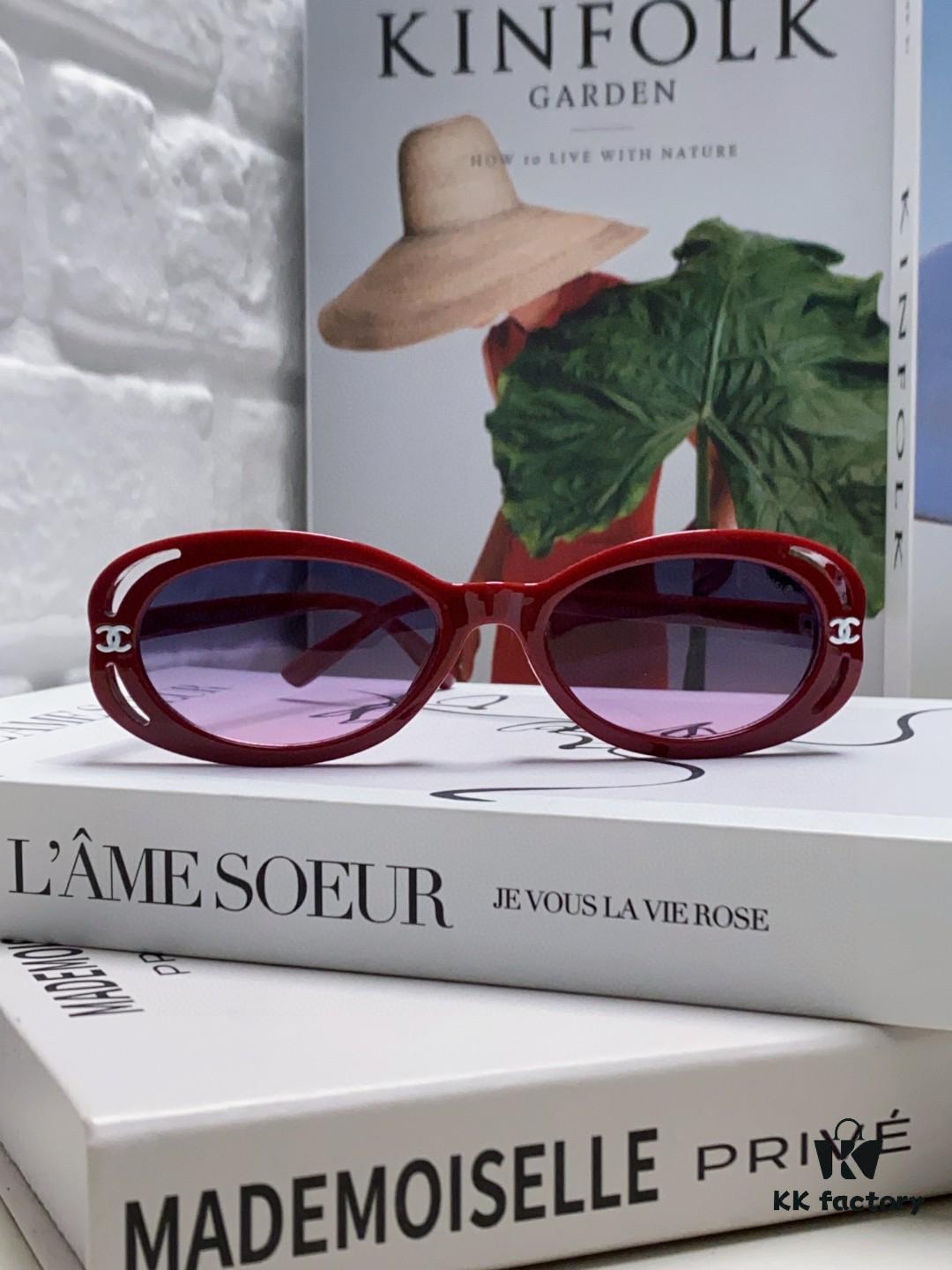 6931f8393a89a121ed54986b CHANEL Chanel Unisex Cat-Eye Frame Sunglasses Inspired by Wang Yibo, 5 Colors Available