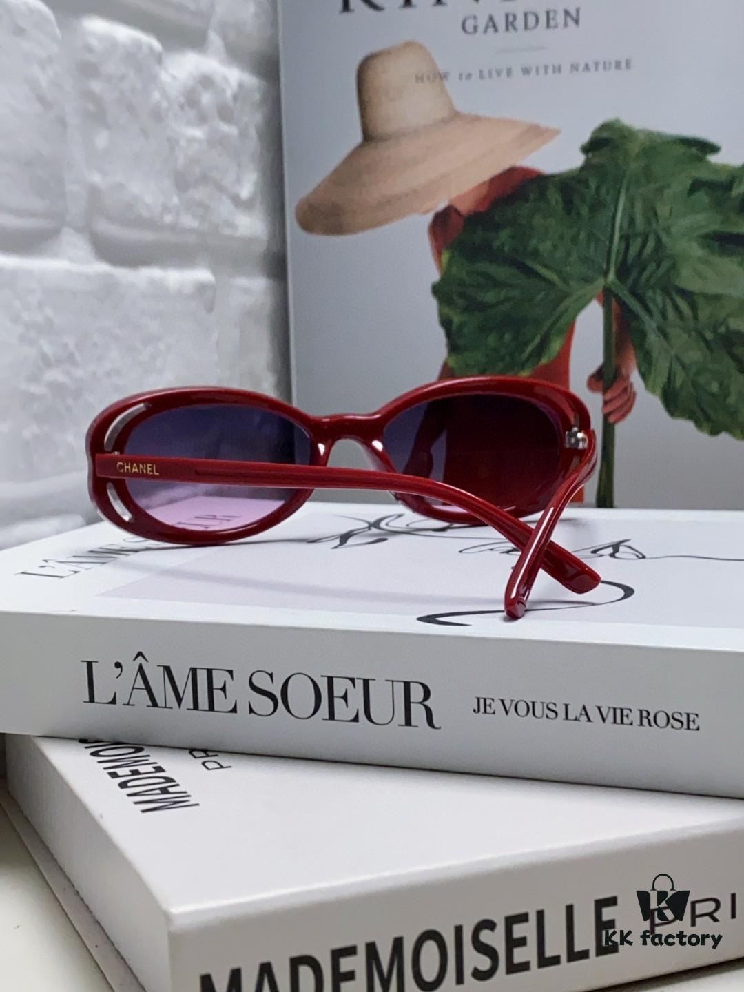 6931f8393a89a121ed54986c CHANEL Chanel Unisex Cat-Eye Frame Sunglasses Inspired by Wang Yibo, 5 Colors Available