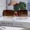 6931f83a3a89a121ed549875 Chanel 2025 Fashion New Large Frame Double C Letter Wide Temple Sunglasses for Women, Versatile UV Protection Eyewear